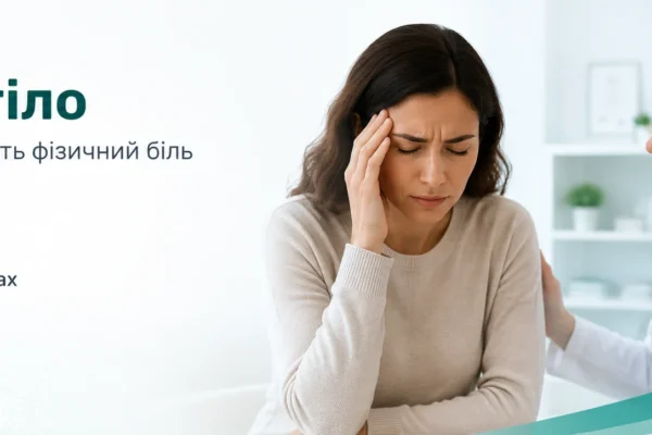 Стрес і тіло - як емоції викликають фізичний біль